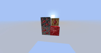 Ruby ore and Block in game