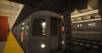 An R68 "D" Train