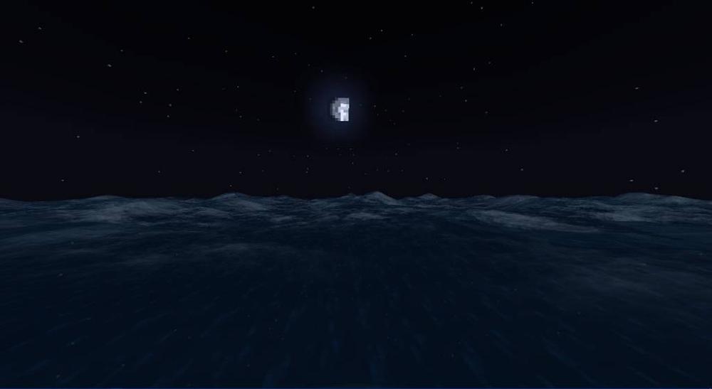 Water At Night With My Texturepack (w Fullbright)