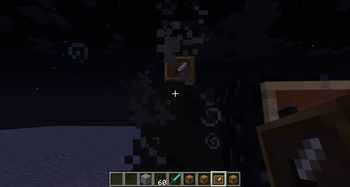 Evil Reflection displaying an Item Frame