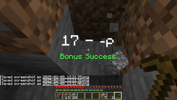 Another bonus success! Exciting!