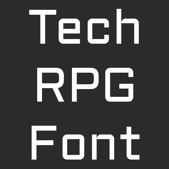 Tech RPG Font