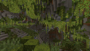 Mining world caves