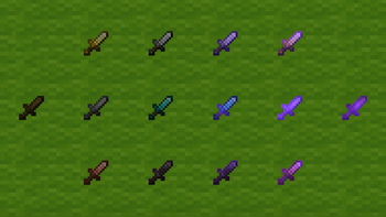 All mini sword textures in-game