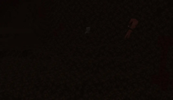 a sad soul killing a skeleton