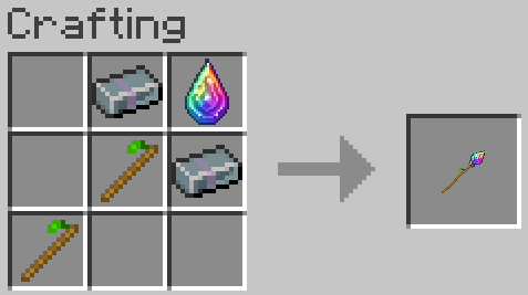 Crystal staff recipe