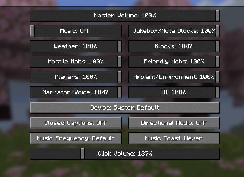 Added sound options