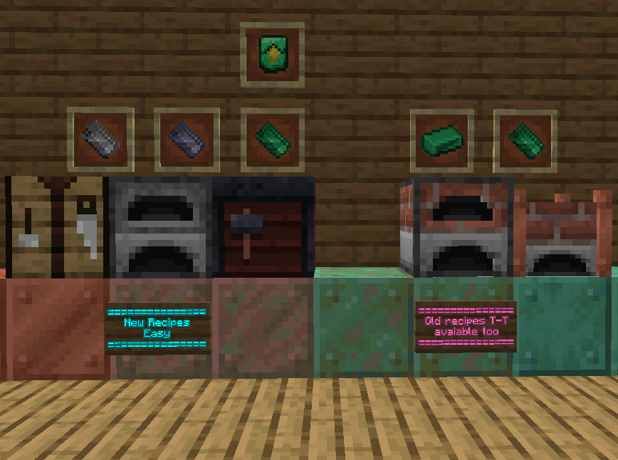 New materials recipes