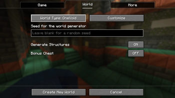 Custome World type