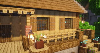 Spruce framed glass