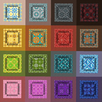 Glazed terracotta mosaic for all colors