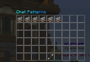 Chat Patterns Selection GUI