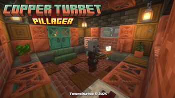 Steampunk Copper Turret Interior