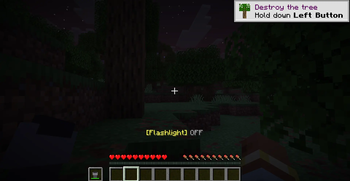Flashlight turned off