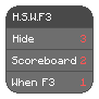 Hide Scoreboard When F3