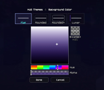Hud Background Color