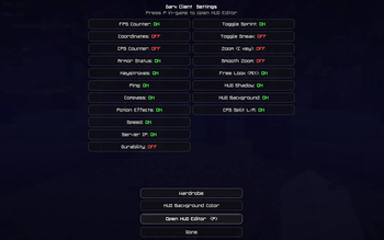 Hud Editor and Selector