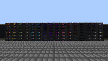 Colorful servers