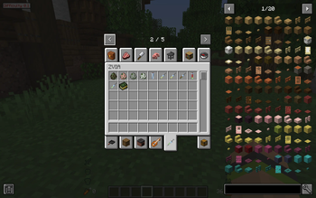 Items tab