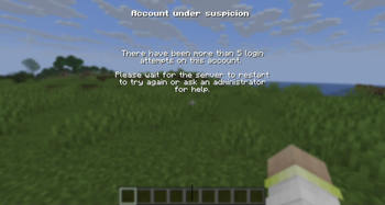 Too many attempts