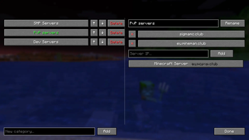 Menage menu