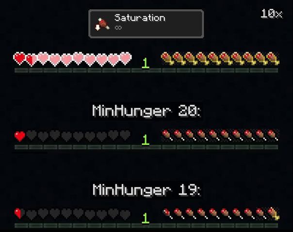Comparison of health regeneration rates