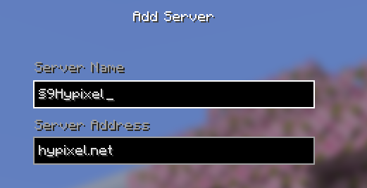 Server Name Example