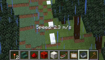 The default speedometer