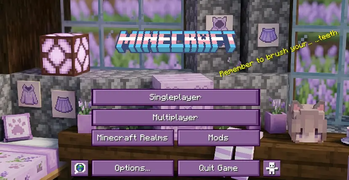 minecraft menu