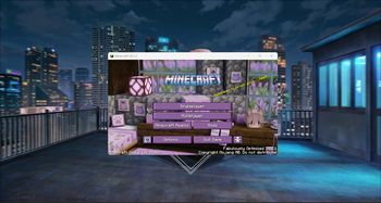 windowed minecraft menu