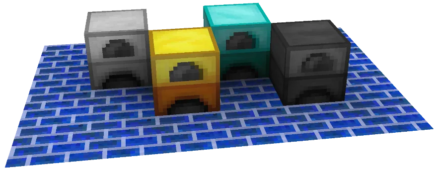 All furnaces this mod adds Picture of the 4 furnaces this mod adds!