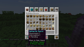 Disabled enchantments will be displayed in the tooltip