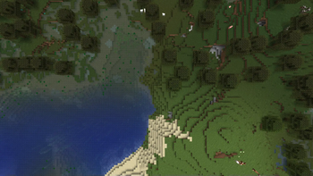 Highest biome blend with this mod installed, using old images made by the original creator