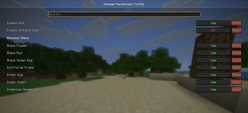 Config Screen