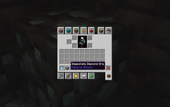Opal and deepslate opal ore