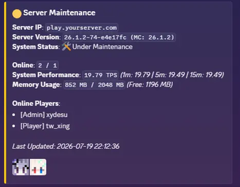 Server Maintenance