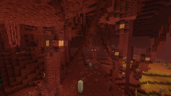 A Visceral Heap biome with the pack turned on