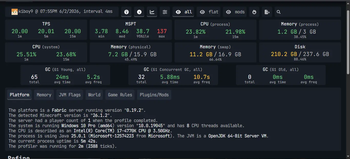 Laminar v1.2.4 + Sodium, Ferritecore, immediatelyfast, lithium.
