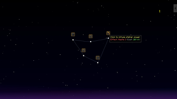 Constellation leveling tree