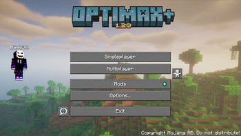 main menu