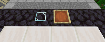 Glass pane and item frame