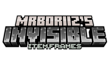 MrBoriiz's Invisible Item Frames Logo