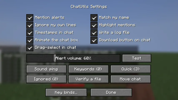 Settings