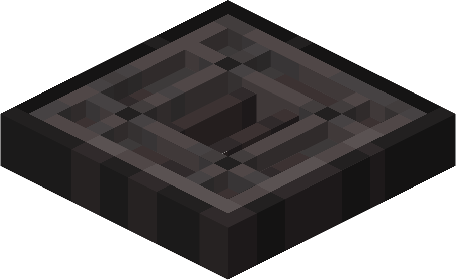 3D Netherite Trapdoor