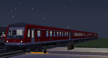 DB Class 628 at night