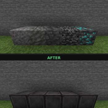 Photo showing before having the resoure pack and after.