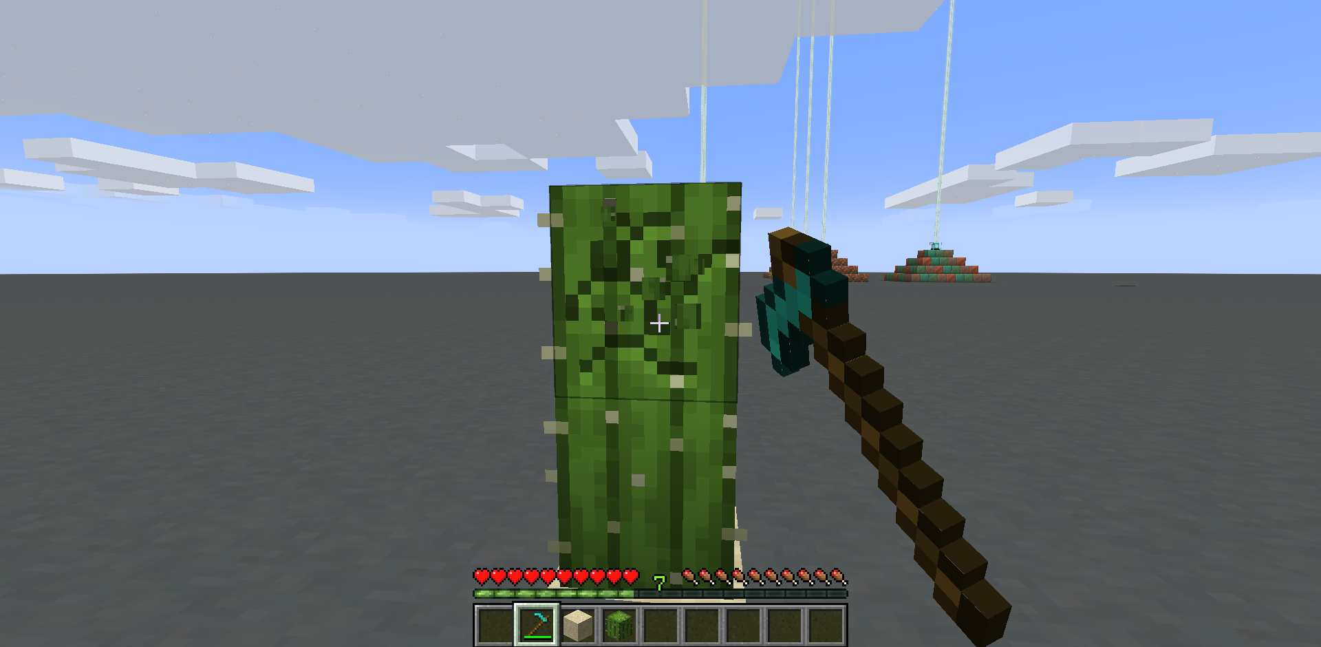 Cactus breaks quickly using a hoe now