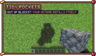Hotbar refill while pillaring