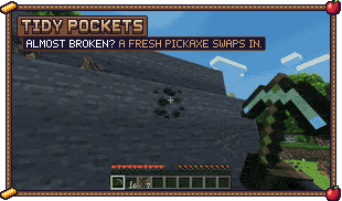 Tool-break protection swaps in a fresh pickaxe