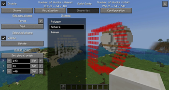 Multiple shapes at once